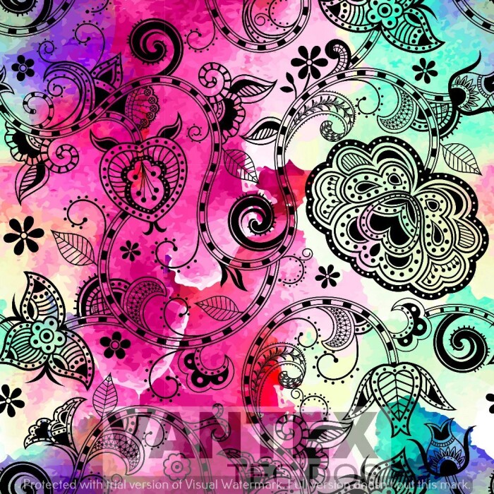 Tecido Microfibra Estampa Digital - Tie(109) - tie dye