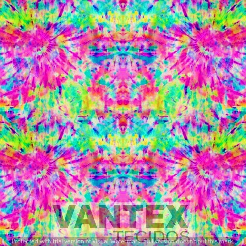 Tecido Microfibra Estampa Digital - Tie(2) - tie dye