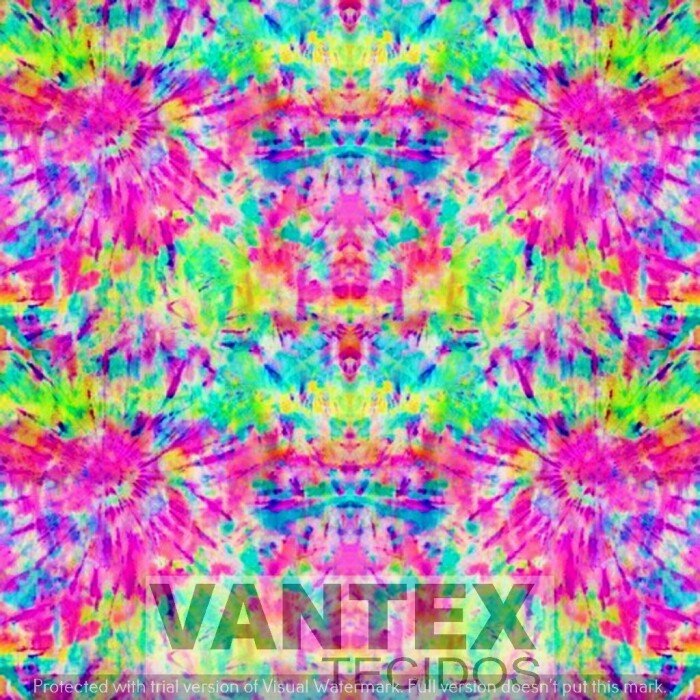 Tecido Microfibra Estampa Digital - Tie(2) - tie dye
