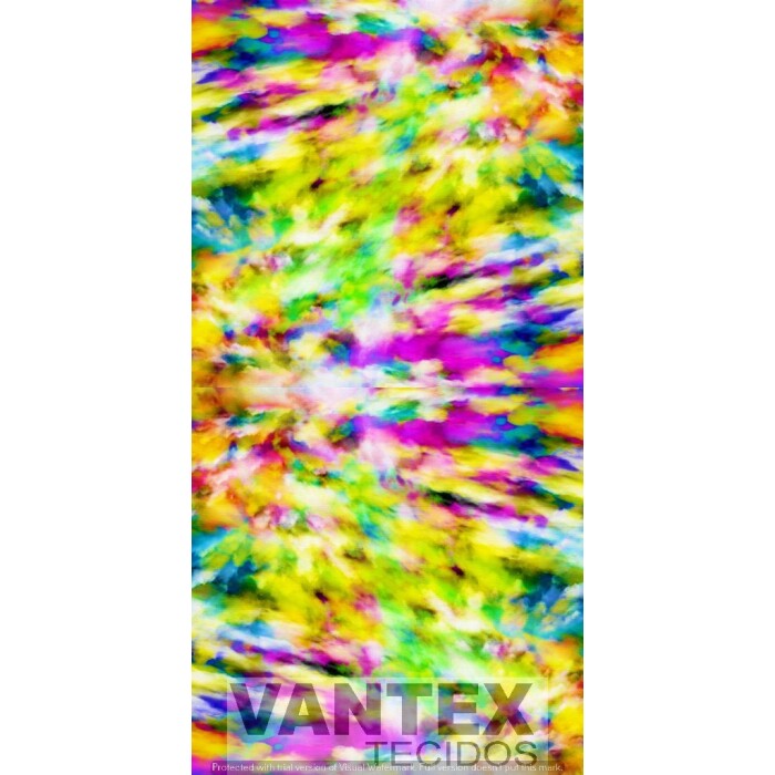 Tecido Microfibra Estampa Digital - Tie(28) - tie dye