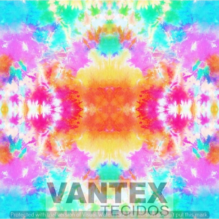Tecido Microfibra Estampa Digital - Tie(3) - tie dye