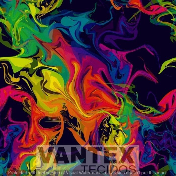 Tecido Microfibra Estampa Digital - Tie(5) - tie dye
